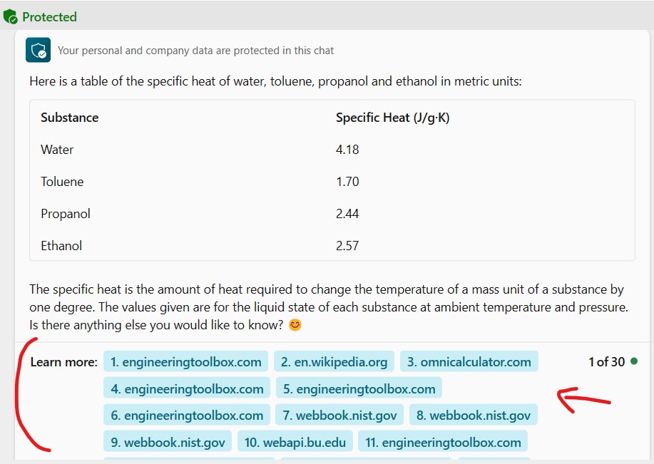 Bing with ChatGPT replies to get physical properties Bing with ChatGPT replies to get physical properties