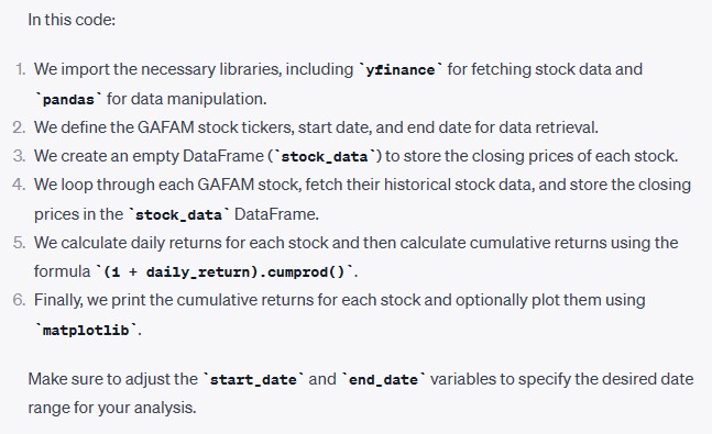 ChatGPT reply coding in Python ChatGPT reply coding in Python