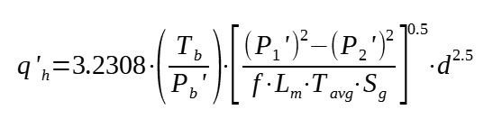 Simplified Isothermal Equation for flow of compressible fluids in long pipelines Simplified Isothermal Equation for flow of compressible fluids in long pipelines