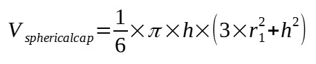 Spherical tank volume calculation Spherical tank volume calculation